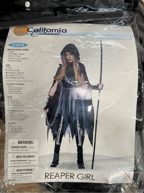 California Costumes Reaper Girl Costume - Black